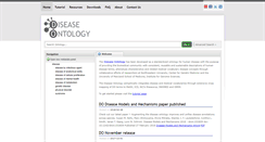 Desktop Screenshot of disease-ontology.org